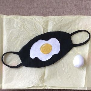 Handmade egg face mask